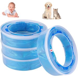 Buy cheap LVDI LDPE Biodegradable Nappy Bin Refill Film Bag Eco Friendly Thick Extra-Long Diaper Bucket Refill Ring Diaper from wholesalers