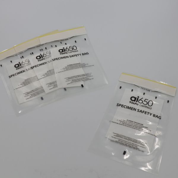Buy cheap Clear Disposable Three Layer Transport Specimen Bag Customized Printing from wholesalers
