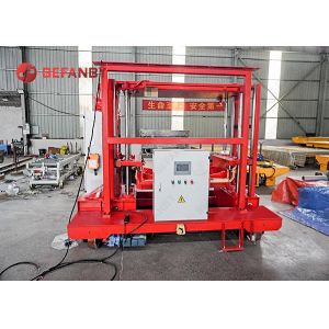 Buy cheap Simple Structure Industrial Light Factory Sliding Line Rail Transfer Cart from wholesalers