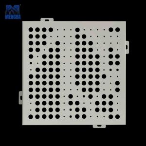 Buy cheap Customized Aluminium Curtain Wall Punched Plate Cladding Facade from wholesalers