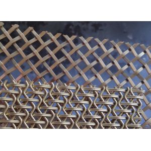 Flexible 304 316 Stainless Steel Architectural Woven Wire Mesh 2.5m 4.0m Width