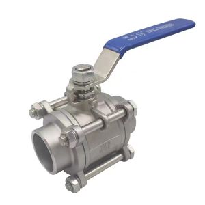 Buy cheap Silver Stainless Steel 201 304 316 Butt Weld Ball Valve with Manual Handle Control NPT BSP BSPT from wholesalers