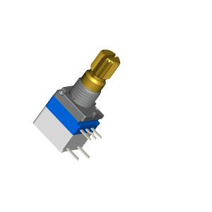 Buy cheap -25C-85C Rotary Variable Resistor With Terminal Type PCB/Solder Lug from wholesalers