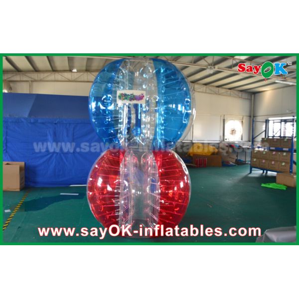 Inflatable Yard Games Transparent TPU Inflatable Sports Games , Giant Human Body Bubble Ball