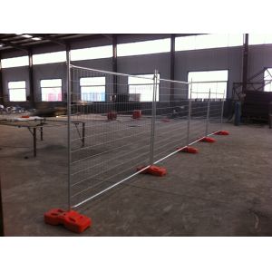 Buy cheap Temporary Fencing Panels imported temp fence 2.1mx2.4m mesh opening 60mm x 150mm diameter 3.80mm from wholesalers