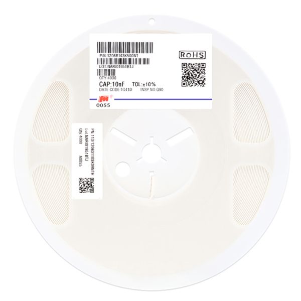 Ceramic Capacitor 1206 SMD capacitor 10nF(103) 10% 50V X7R 1206B103K500NT Multilayer Ceramic