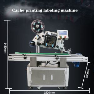 High Precision Pneumatic Scratch Card Labeling Machine with Printer Machinery