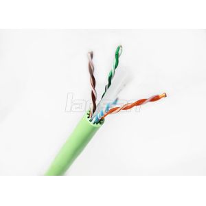 High Speed Transmission Unshielded Ethernet Cable , U / UTP 23AWG Cat6a Ethernet