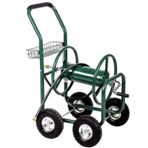 Buy cheap Pressure 100 Meter Irrigation Garden Water Hose Reel Cart Portable Green Heavy Duty from wholesalers