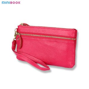 Custom Design Minibook Wallet Vintage Style Multi-Function PU Leather Card