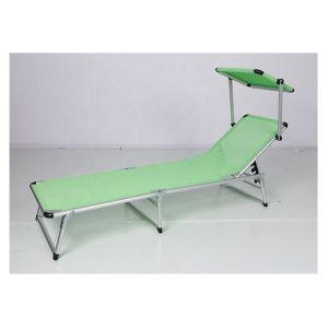 Buy cheap Customized Beach Foldable Sun Lounger With Aluminum Tube Material from wholesalers