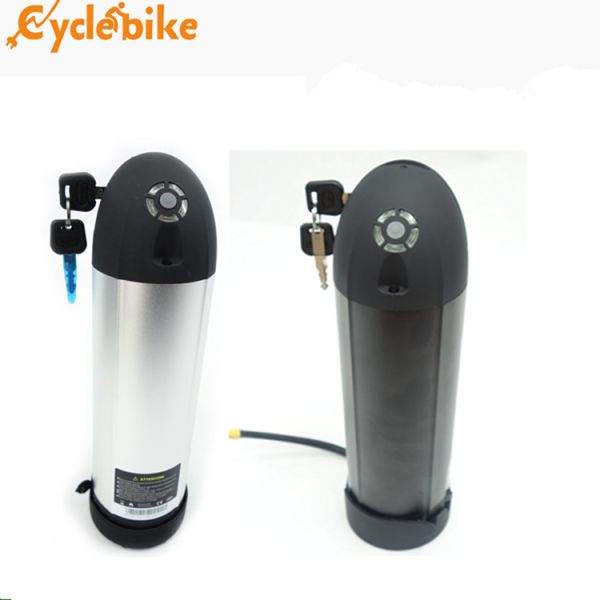 Quality Water Bottle Electric Bike Lithium Battery 36V 10.4ah / Ebike Battery Pack With Usb Port Samsung Cell for sale
