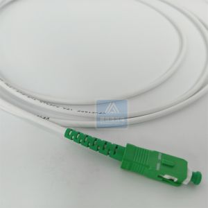 Buy cheap 1 Core Armored Pigtail 2m SC APC 3.0mm White LSZH Jacket Dca Patch Jumper product