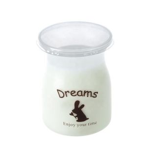 120ML 150ML Food Grade Transparent PP Plastic Milk Pudding Yogurt Cups With Lids