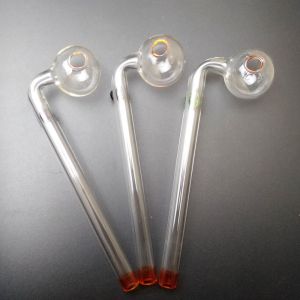 Buy cheap Curved Glass Oil Burner Bong Pipe With Different Colored Customized Logo from wholesalers