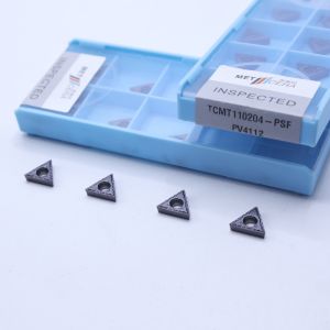 Buy cheap TCMT110204 Tungsten Carbide Insert for Internal Turning PVD Coated PSF Finish Chipbreaker Grey Color Alloy Steel Workpiece from wholesalers