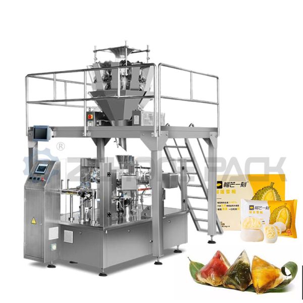 Buy cheap 8 Station Zongzi Granule Packaging Machine With Automatic Vacuum Pumping System from wholesalers