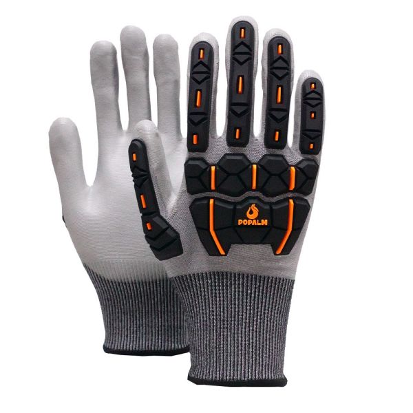 Quality Lightweight TPR Gloves Anti Collision Washable PU Coated Cut Resistant Gloves for sale