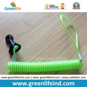 Buy cheap Spiral Cord Wire Tool Holder Lanyard W/Carabiner&Key Ring from wholesalers