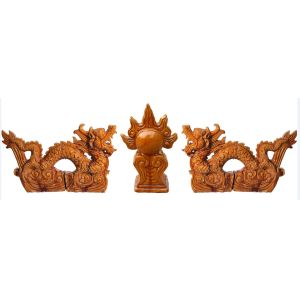 Buy cheap Traditional Hand Made Clay Roof Tiles Shingles Chinese Buddhist Ceramic from wholesalers