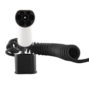 Buy cheap 7.2kW 32A Type 2 Tethered Cable Charging Cable Coiled IP55 product