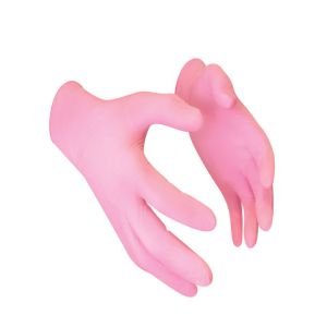 Buy cheap Curved  Disposable Hand Gloves , Disposable Poly Gloves With Textured Surface from wholesalers