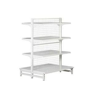 Buy cheap Factory Custom Double Sided Mesh Back Shelving Grid Shelves from wholesalers