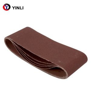 China 240 Grit Aluminium Oxide Sanding Belts Abrasive 100 X 610mm on sale
