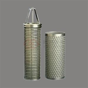Buy cheap Perforated Mesh Basket Water Filter Elements Industrial Filtration product