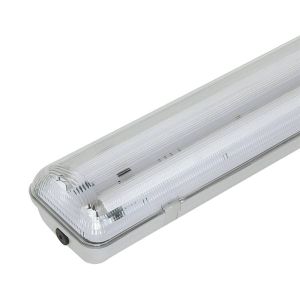 Buy cheap T8 / T10 Explosion Proof Fluorescent Lighting , Cold White Tube Light Fixtures from wholesalers