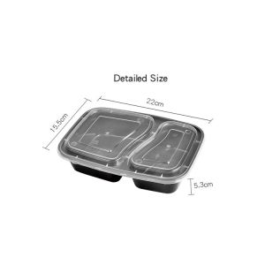 Buy cheap Microwavable Take Out Pp Disposable Plastic Food Containers With Lid from wholesalers