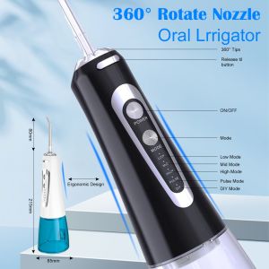 Buy cheap 5 Modes 1100MAH Portable Rechargeable Water Flosser Electric Oral Irrigator For Travel GS106 from wholesalers