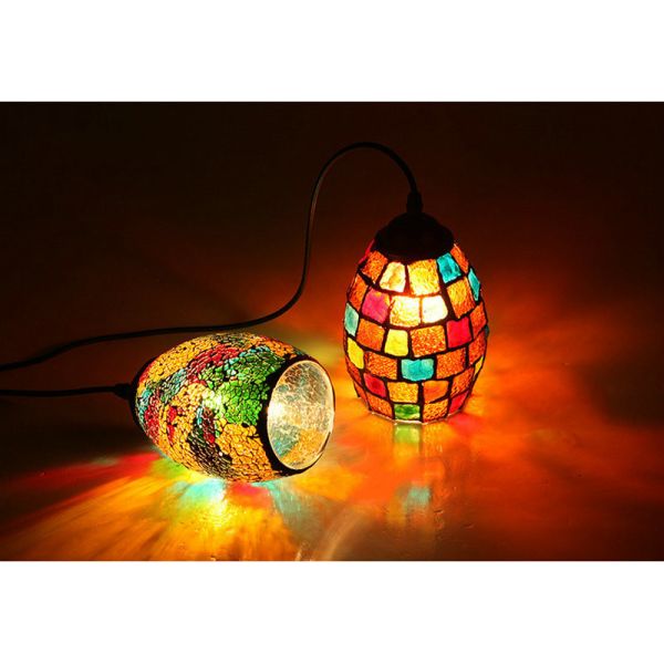 Turkish Style Retro Vintage Pendant Light island lamp single glass pendant lighting(WH-DC-36)
