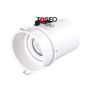 Buy cheap 240V Recessed Fire Rated Downlighs Cylinder 95mm Gu10 White from wholesalers