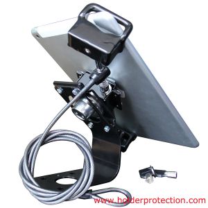Buy cheap COMER tablet desk security display framework with cable locking mount from wholesalers