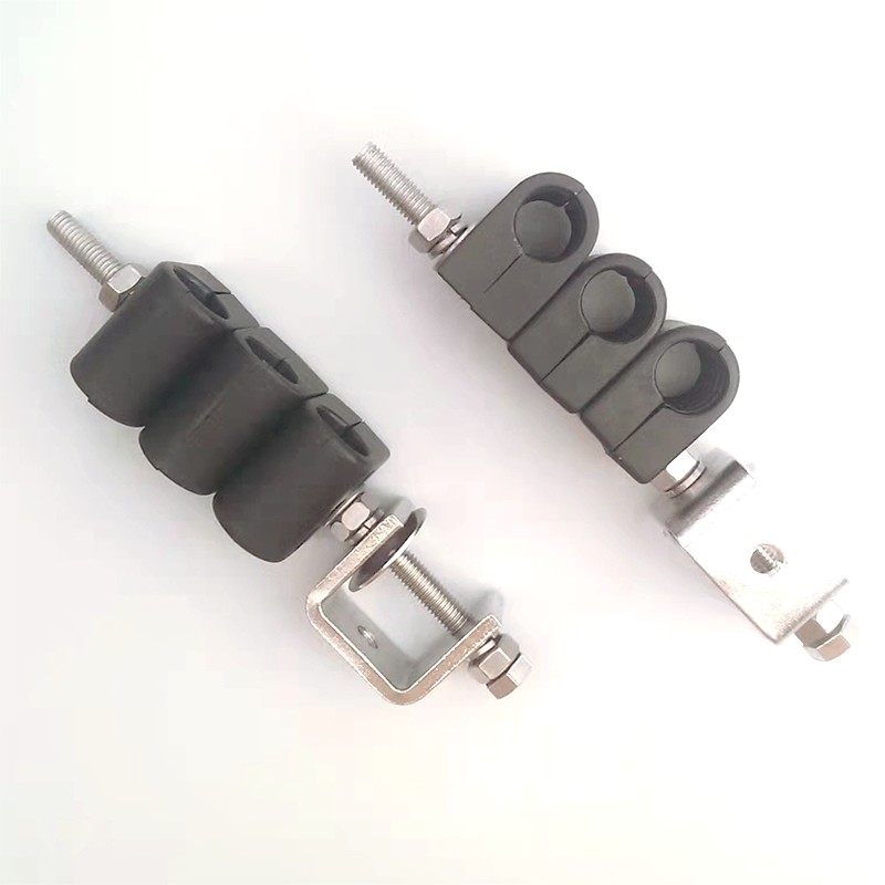 Buy cheap Triple Clip Feeder Clamp for Telecom Cable Installation Core Type Fixed Card Tower from wholesalers
