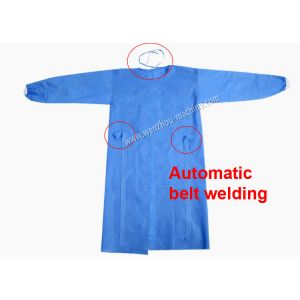 Automatic Disposable Non Woven Surgical Apron Protective Clothing Making Machine