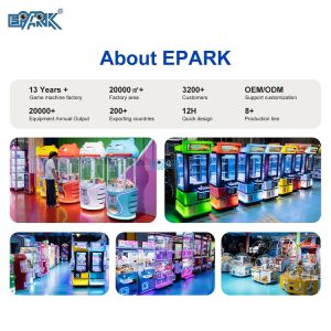 EPARK Giant Claw Machine with LED Lights for Plush Toy Catching