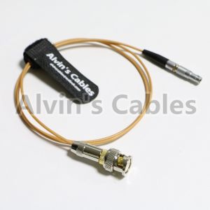 Alvin's Cables Time Code Adapter Cable for Red Epic Scarlet BNC Plug to 4 Pin