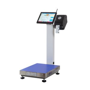 Buy cheap 12 Inch Desktop Screen 15-100kg Pork and Beef Processing LCD Printing Label Scale from wholesalers