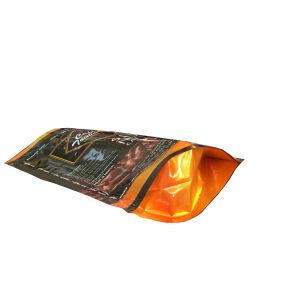 Buy cheap Custom Printed Compostable Biodegradable Food Grade Kraft Paper Cafe Coffee Packaging Bag Zip Packing Pouch With Plastic Valve from wholesalers