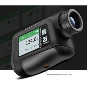 Digital laser rangefinder with side screen, golf rangefinder, hunting telescope