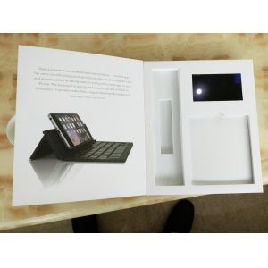 Buy cheap CMYK Custom Printed LCD Video Card for festival , 4G / 8G lcd brochure with video screen from wholesalers