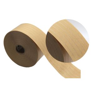Buy cheap OEM Reinforced Water Activated Kraft Paper Tape With 5 Thread Nylon Yarn from wholesalers