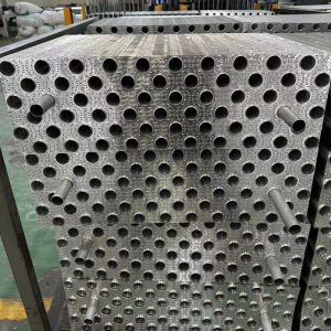 Buy cheap Louver Fin Φ12.3 25*21.65mm Heat Transfer Performance Air Conditioning Condenser Aluminum Fins from wholesalers