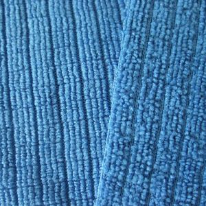 White 100% polyester tea towel weft grid towel