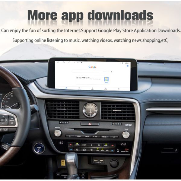 Viknav Car Radio For LEXUS RX (2020-2021)12.3 inch Auto Vertical Screen Wireless Carplay GPS Navigation Multimedia