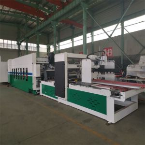 Automatic Carton Flexo Printer Folder Gluer Machine Printing Press Cutting