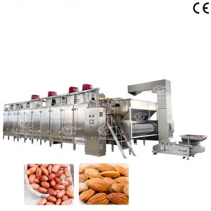 Buy cheap All-round Heat Insulated Energy Saving Continuous Nuts Roaster with Powerful Cooling Function from wholesalers