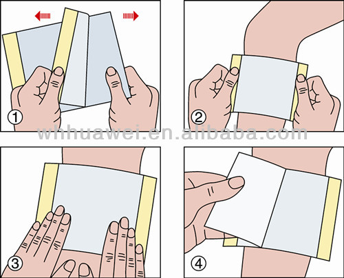 Breathable Waterproof PU/PE Iodine Surgical Incised Drape